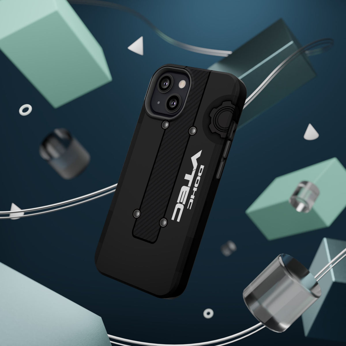 Black B Series Engine Phone Case