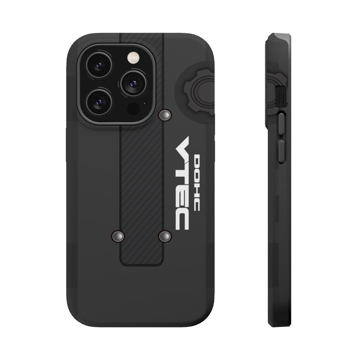 Black B Series Engine Phone Case