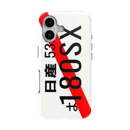 Nissan 180SX Plate Phone Case