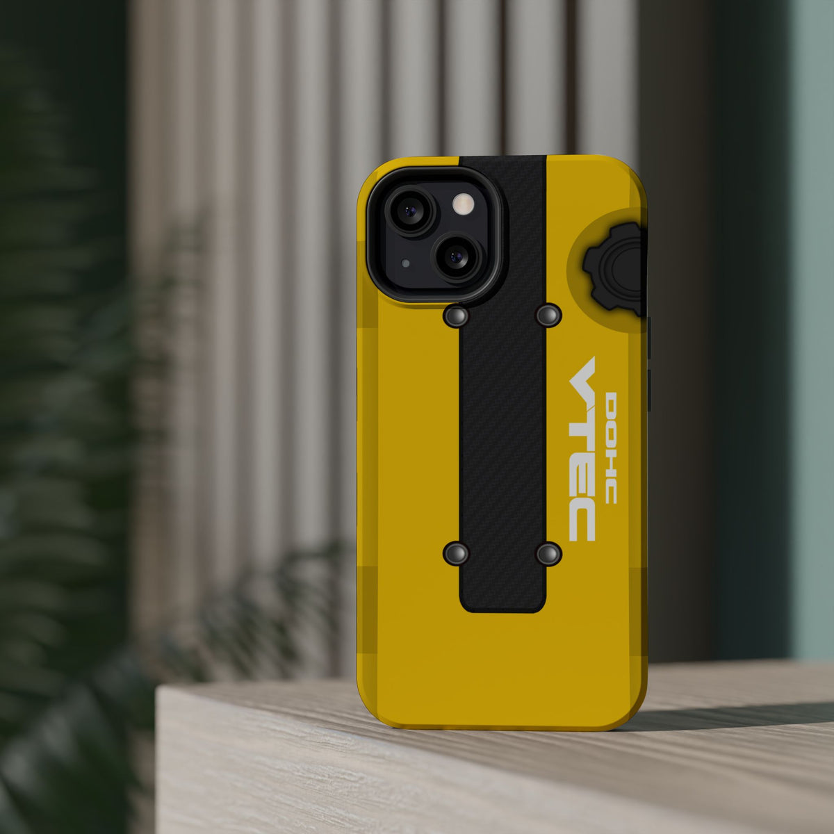Yellow B Series Engine Phone Case
