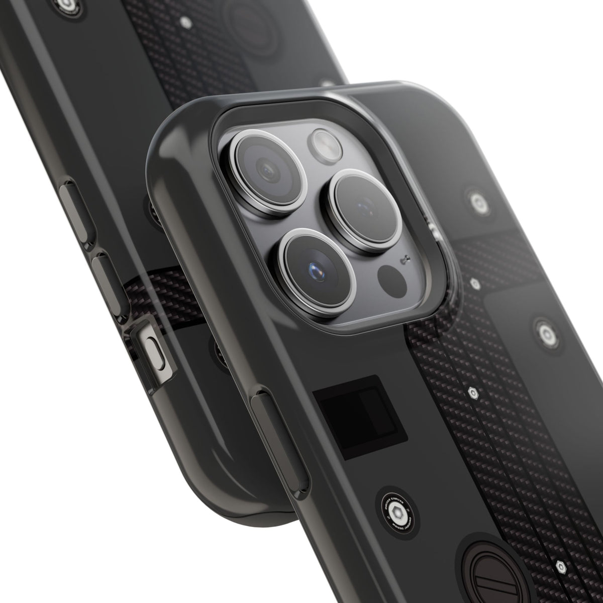Black K Series Engine Phone Case