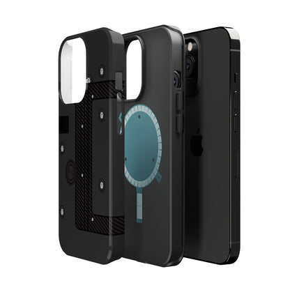 Black K Series Engine Phone Case