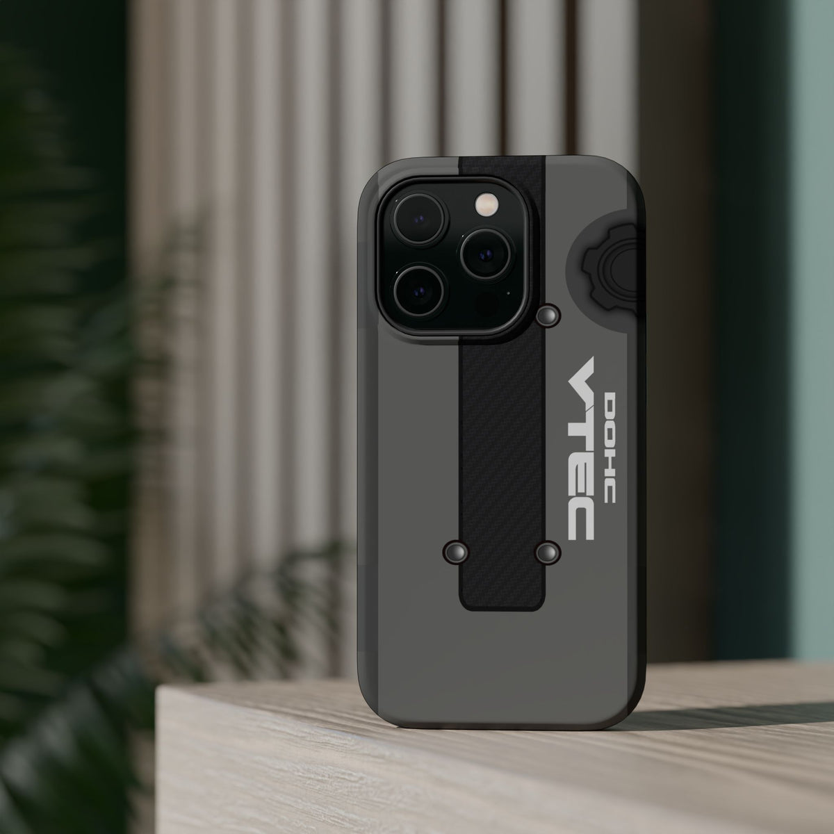 Gray B Series Engine Phone Case