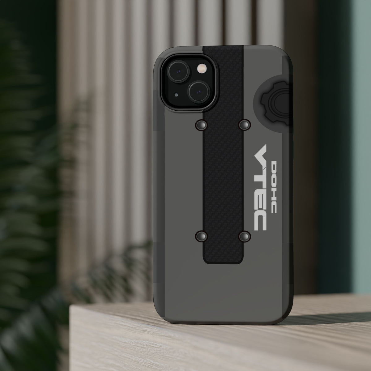 Gray B Series Engine Phone Case
