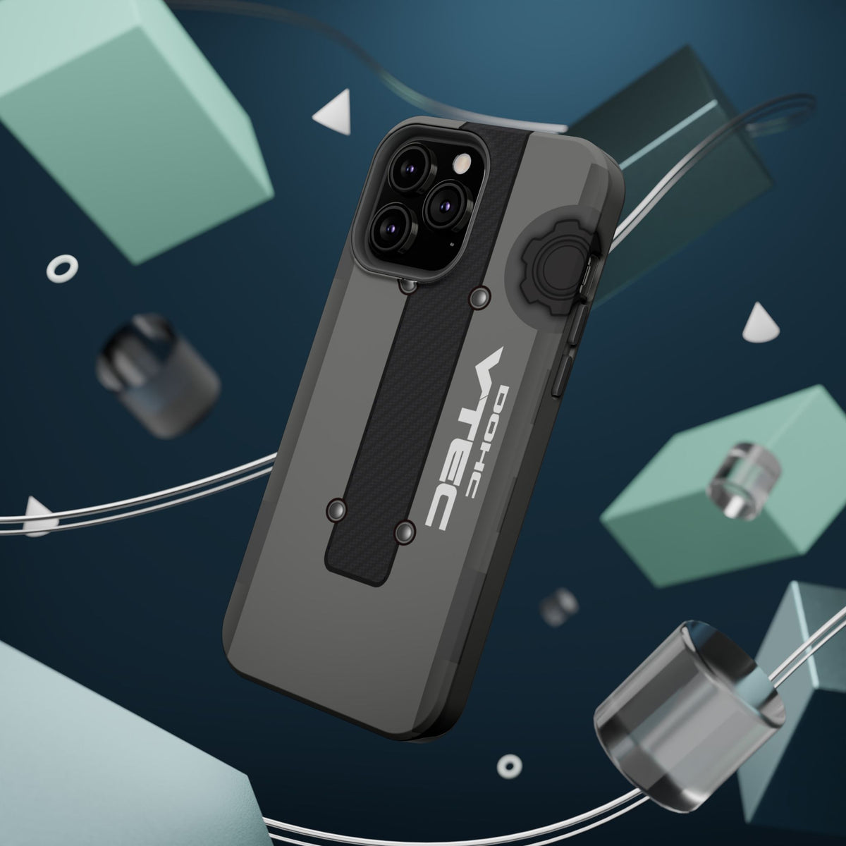 Gray B Series Engine Phone Case