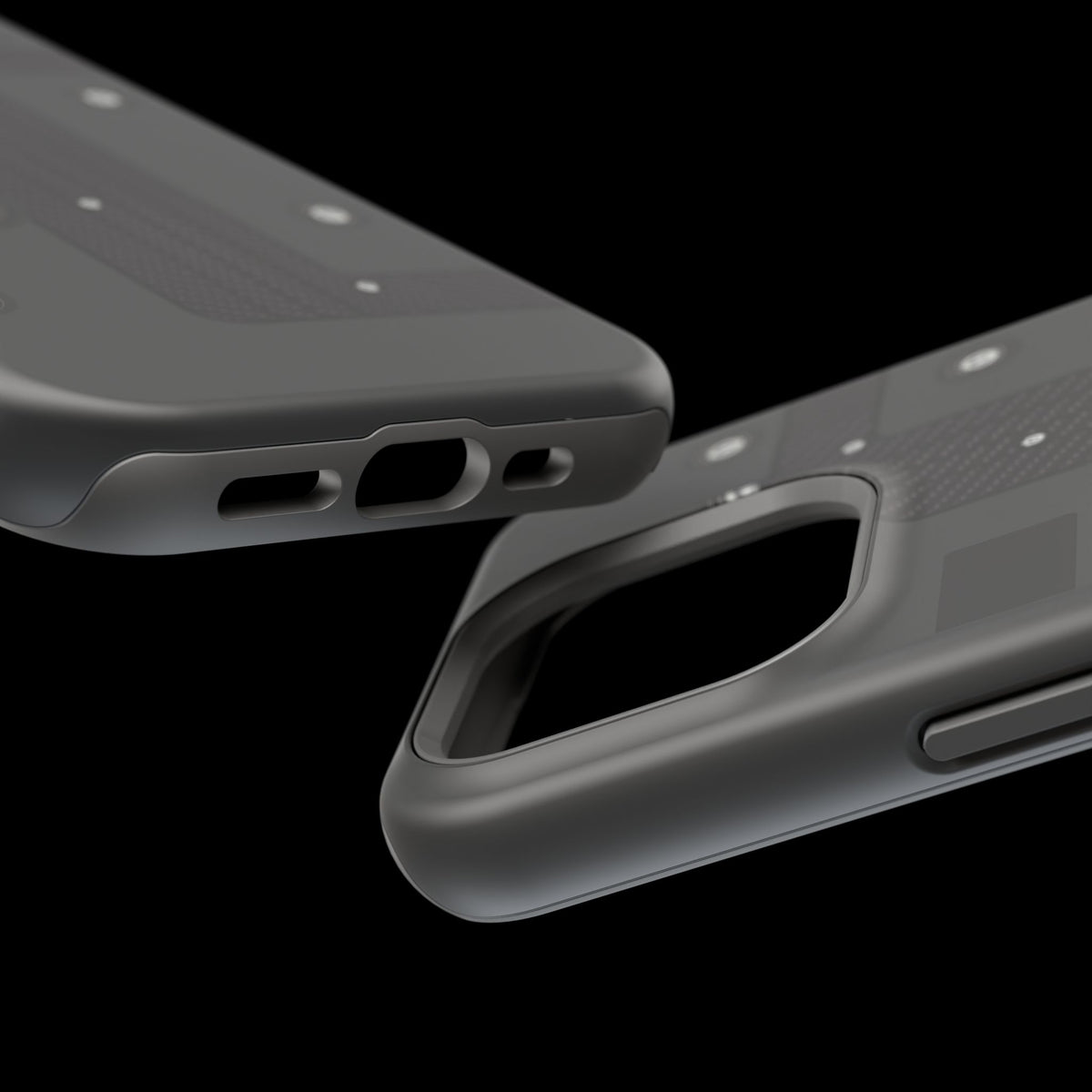 Black K Series Engine Phone Case