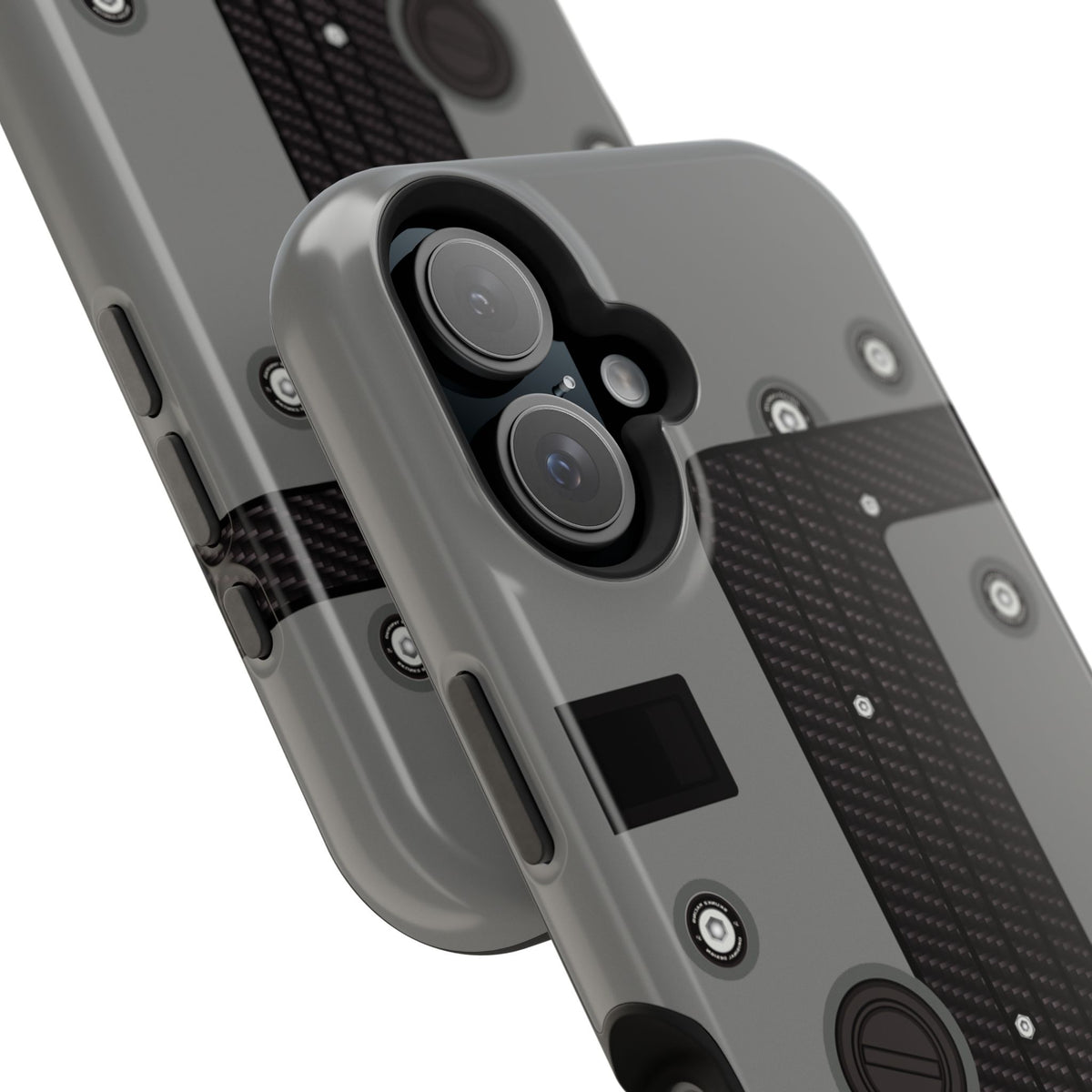 Gray K Series Engine Phone Case