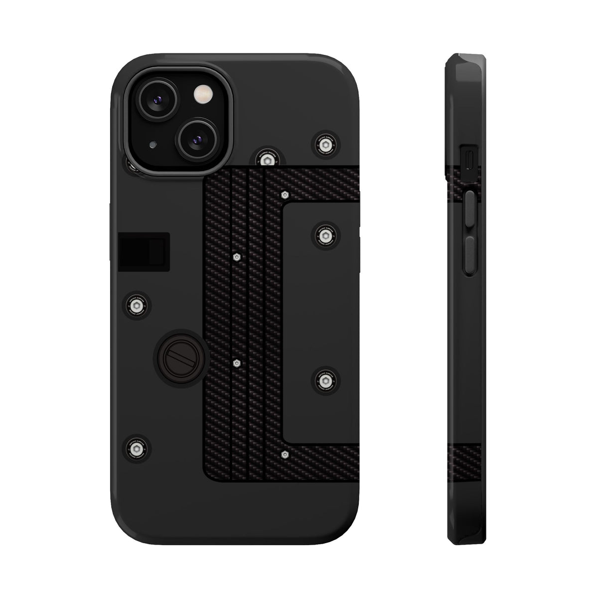 Black K Series Engine Phone Case