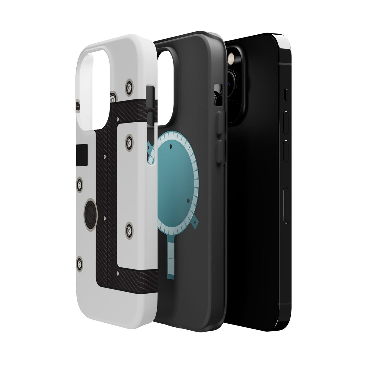 White K Series Engine Phone Case