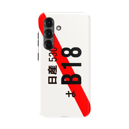B18 Plate Phone Case
