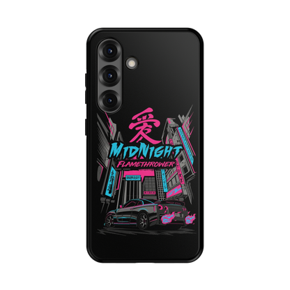 Nissan GTR Midnight Flamethrower Phone Case