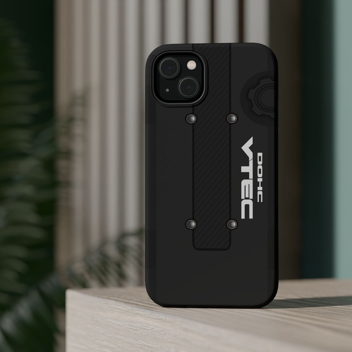 Black B Series Engine Phone Case