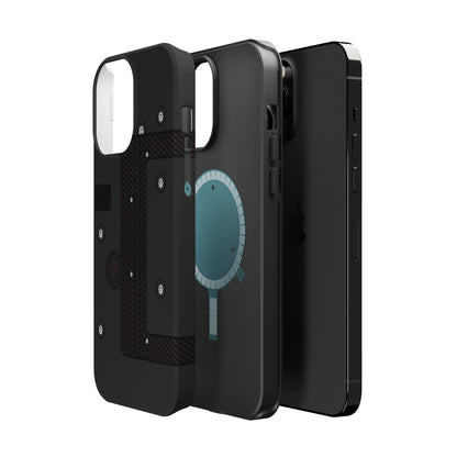 Black K Series Engine Phone Case