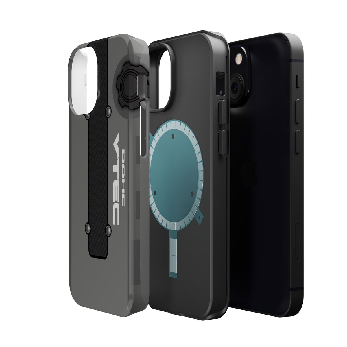 Gray B Series Engine Phone Case
