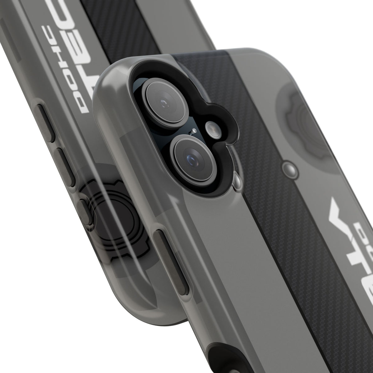 Gray B Series Engine Phone Case