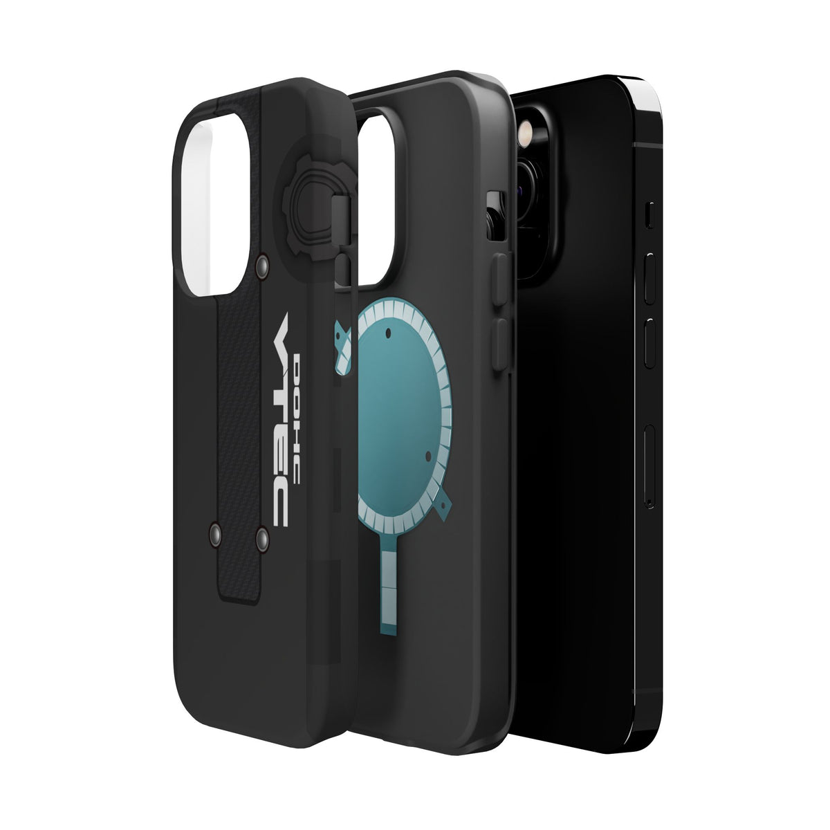 Black B Series Engine Phone Case