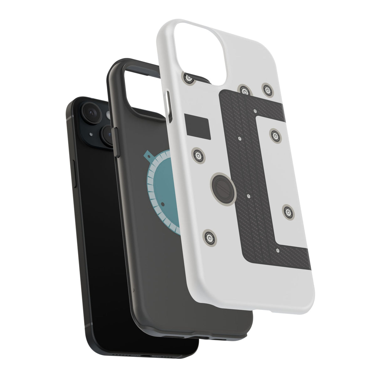 White K Series Engine Phone Case