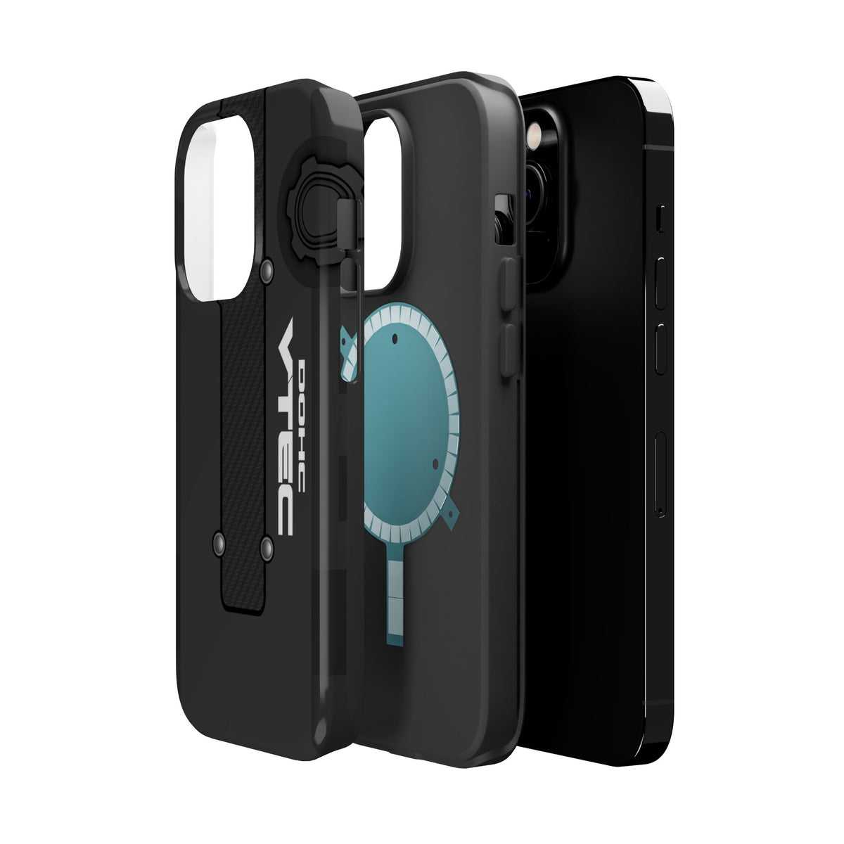Black B Series Engine Phone Case