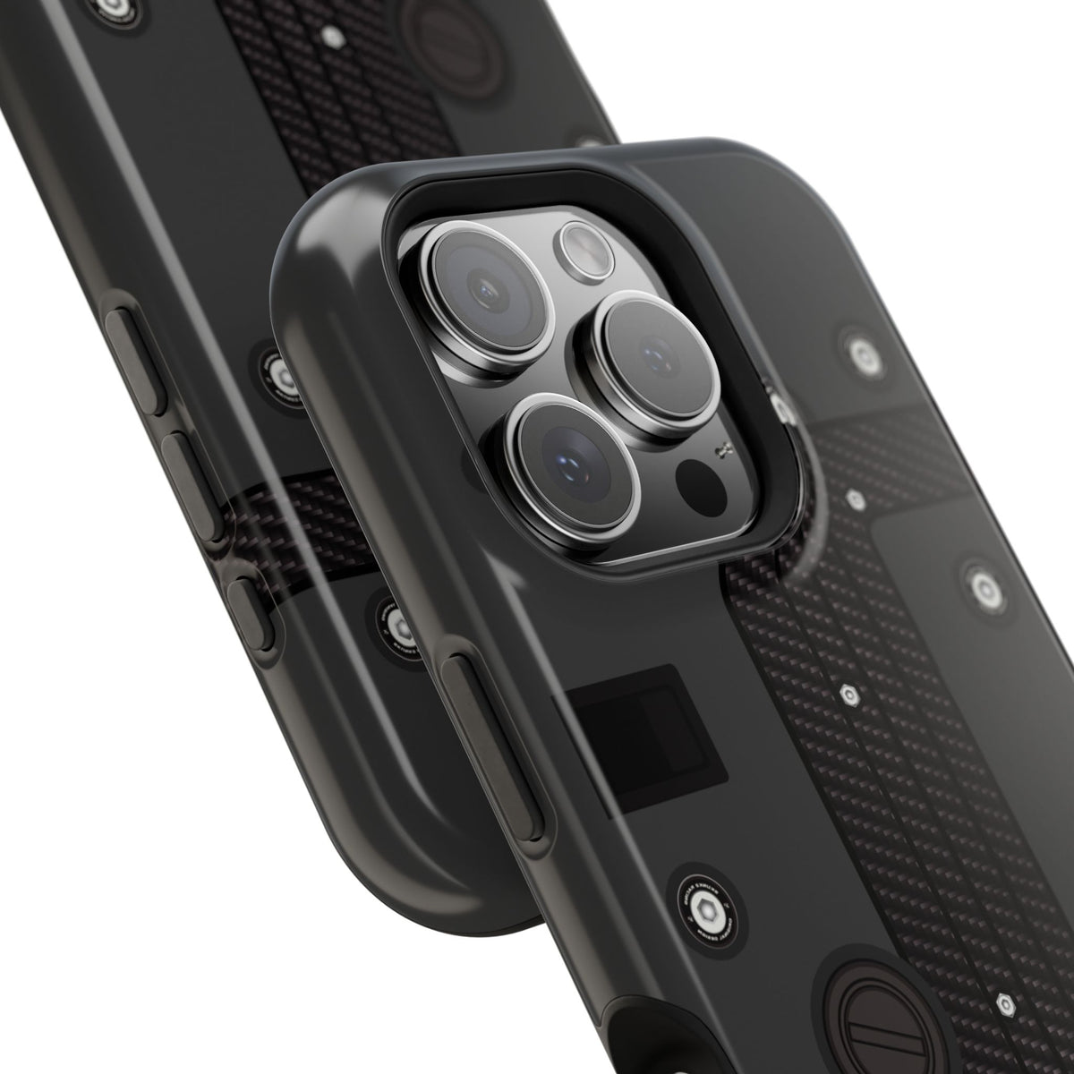 Black K Series Engine Phone Case