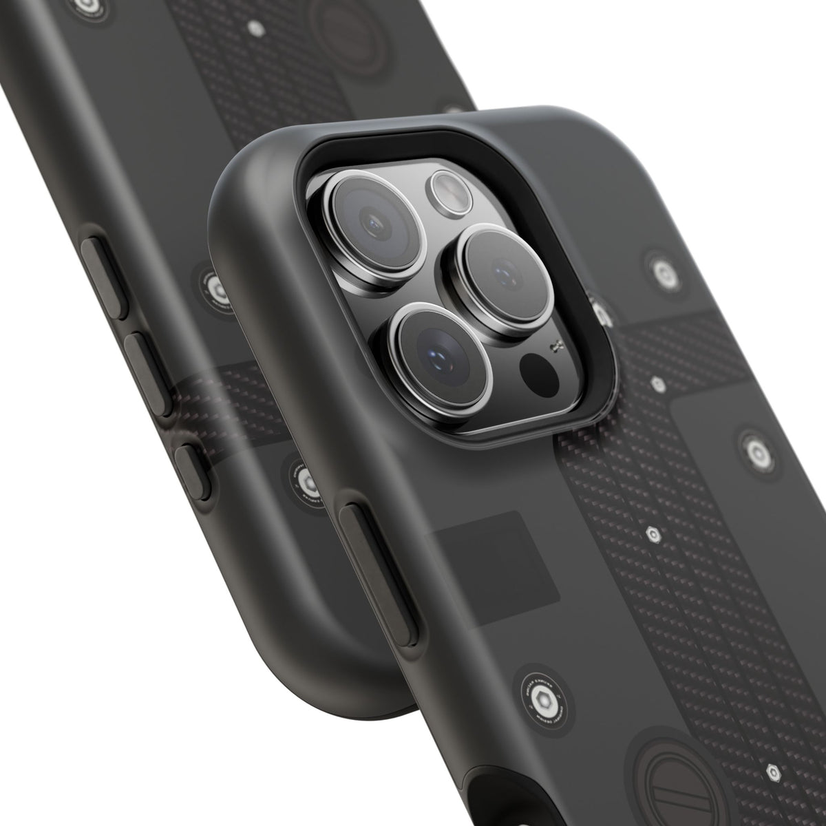 Black K Series Engine Phone Case