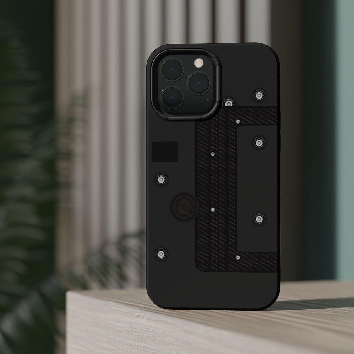 Black K Series Engine Phone Case