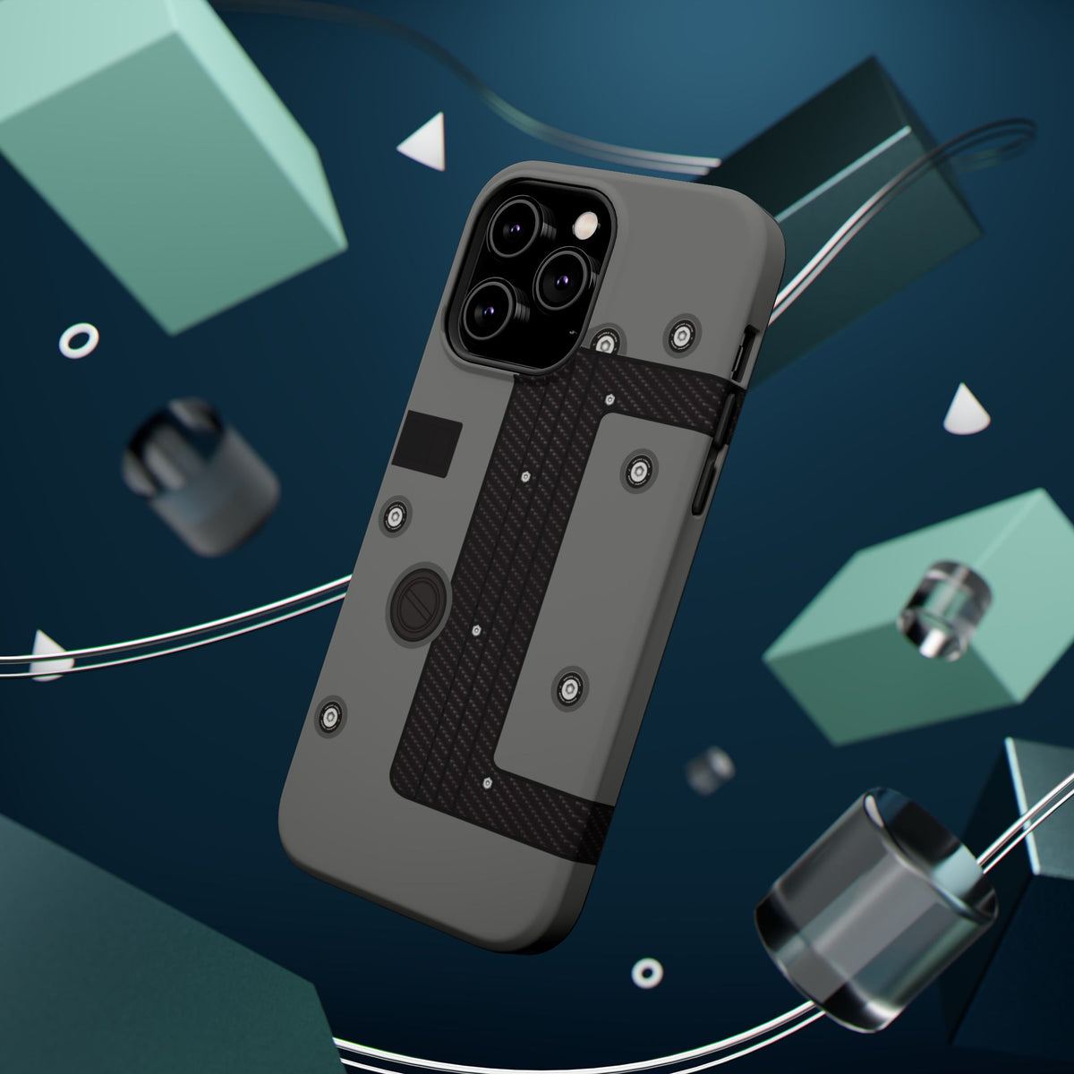 Gray K Series Engine Phone Case