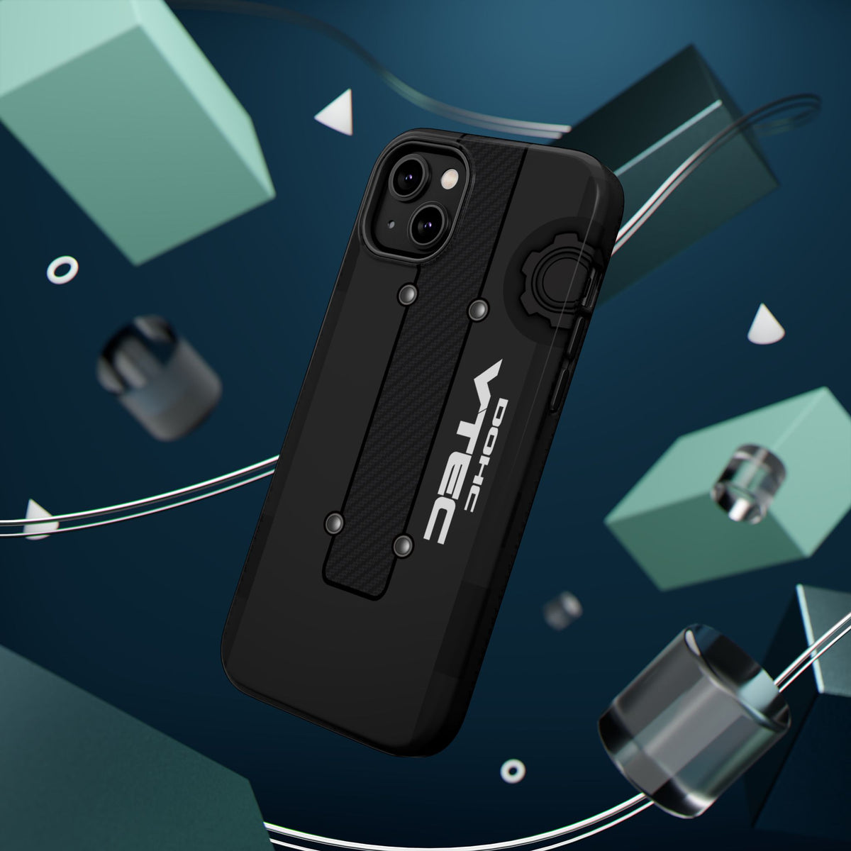 Black B Series Engine Phone Case