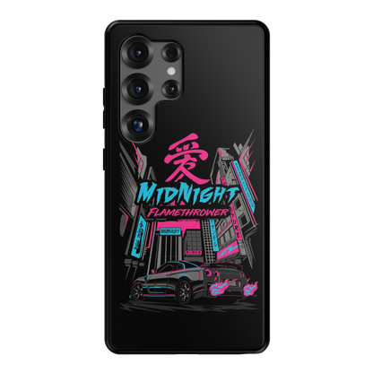 Nissan GTR Midnight Flamethrower Phone Case