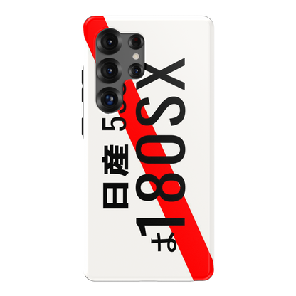 Nissan 180SX Plate Phone Case