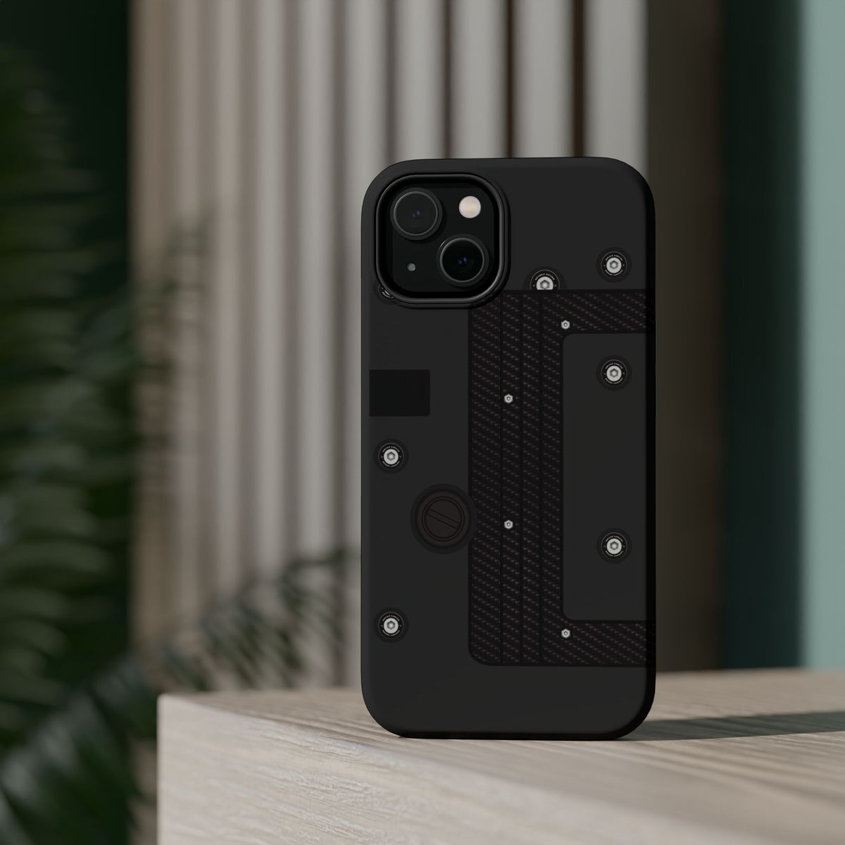 Black K Series Engine Phone Case