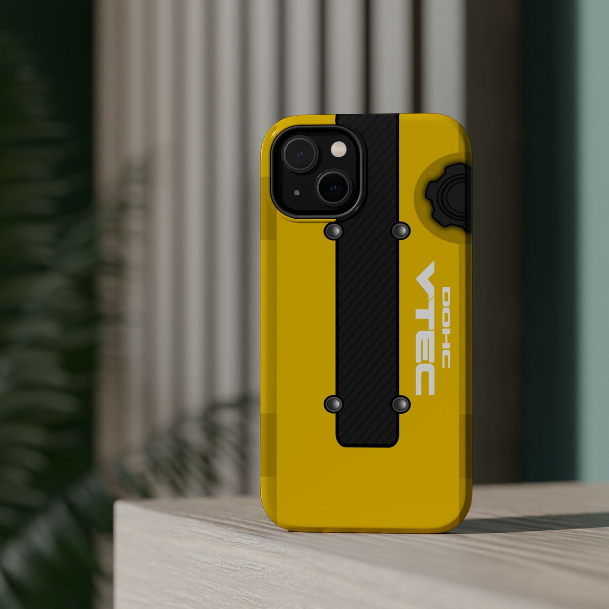 Yellow B Series Engine Phone Case