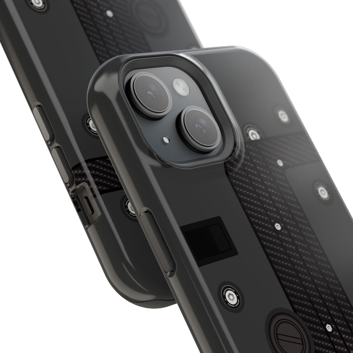Black K Series Engine Phone Case