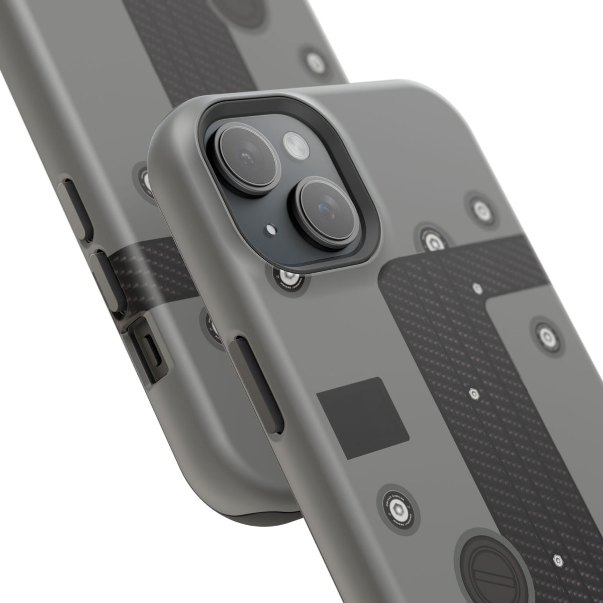 Gray K Series Engine Phone Case