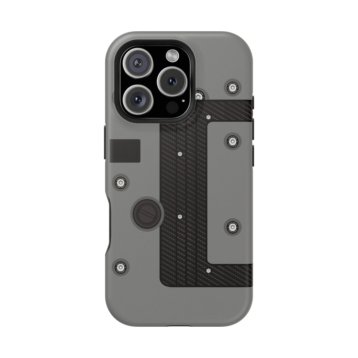 Gray K Series Engine Phone Case