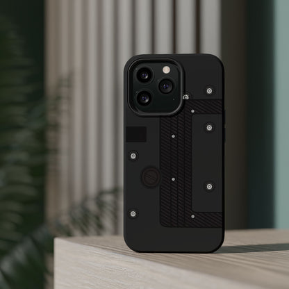 Black K Series Engine Phone Case
