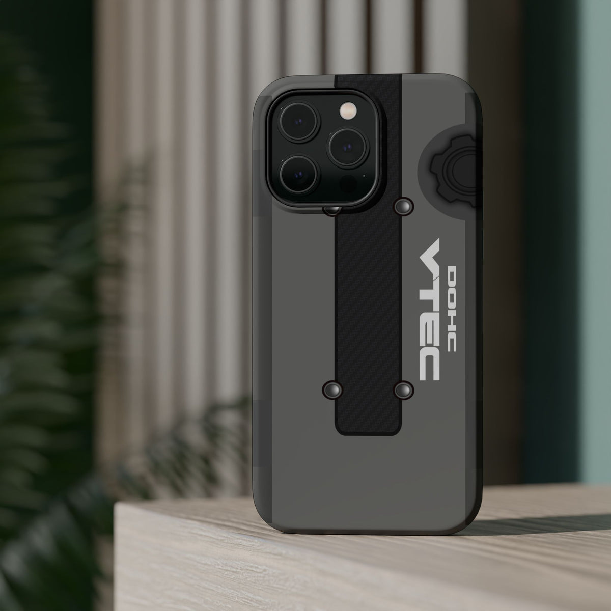 Gray B Series Engine Phone Case