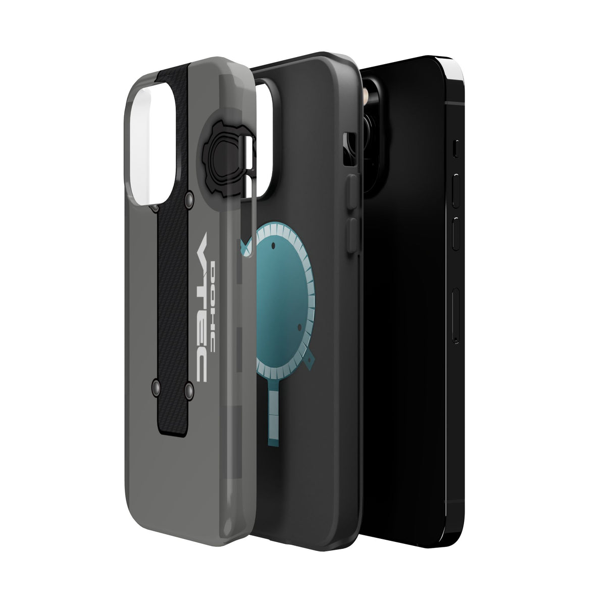 Gray B Series Engine Phone Case