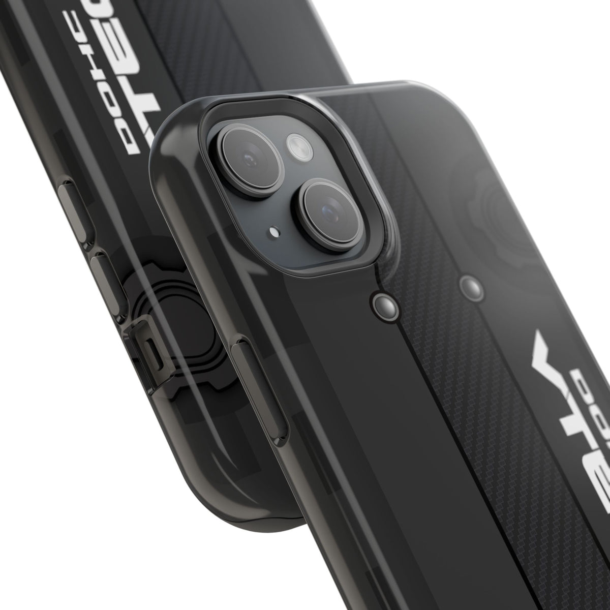 Black B Series Engine Phone Case
