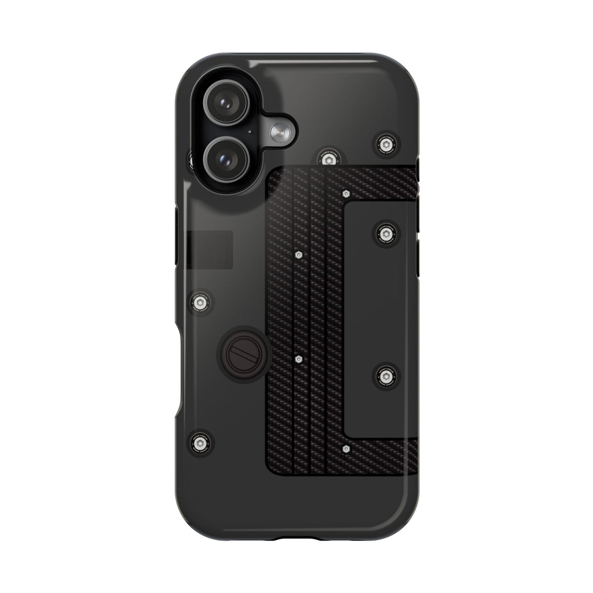 Black K Series Engine Phone Case