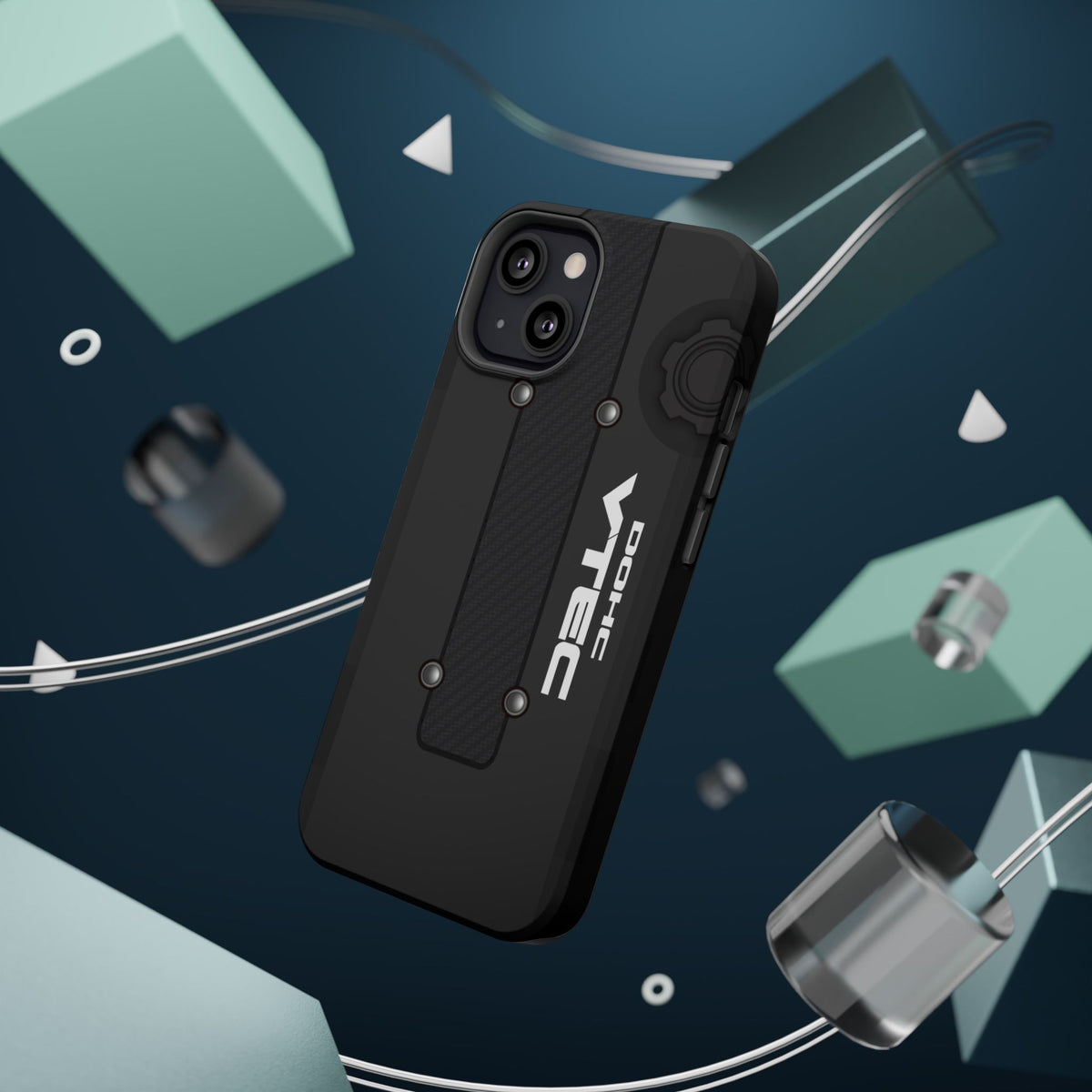Black B Series Engine Phone Case