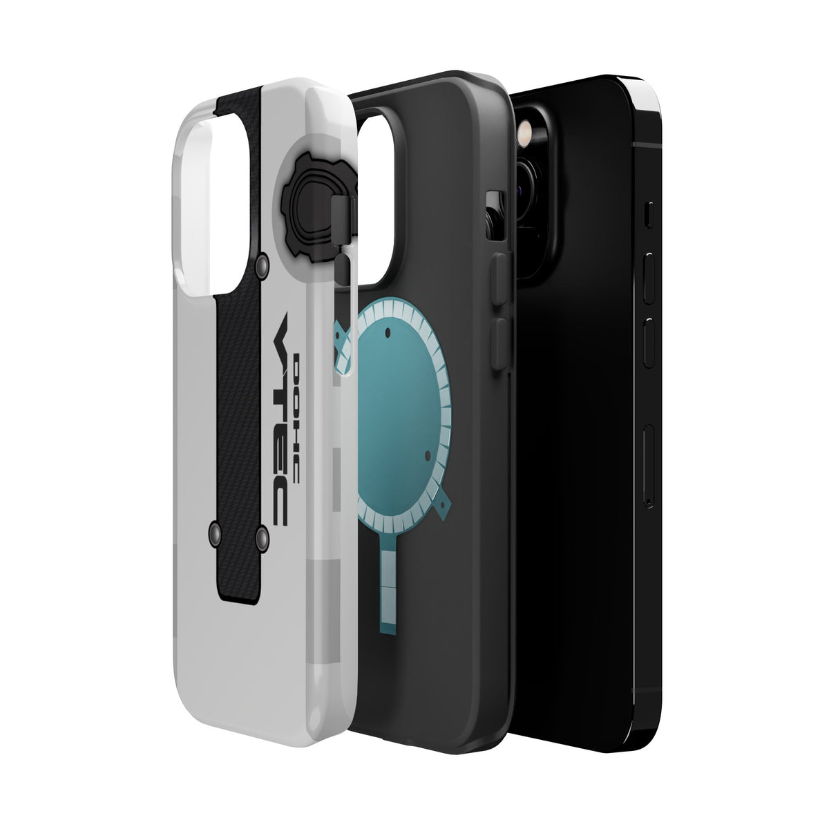 White B Series Engine Phone Case