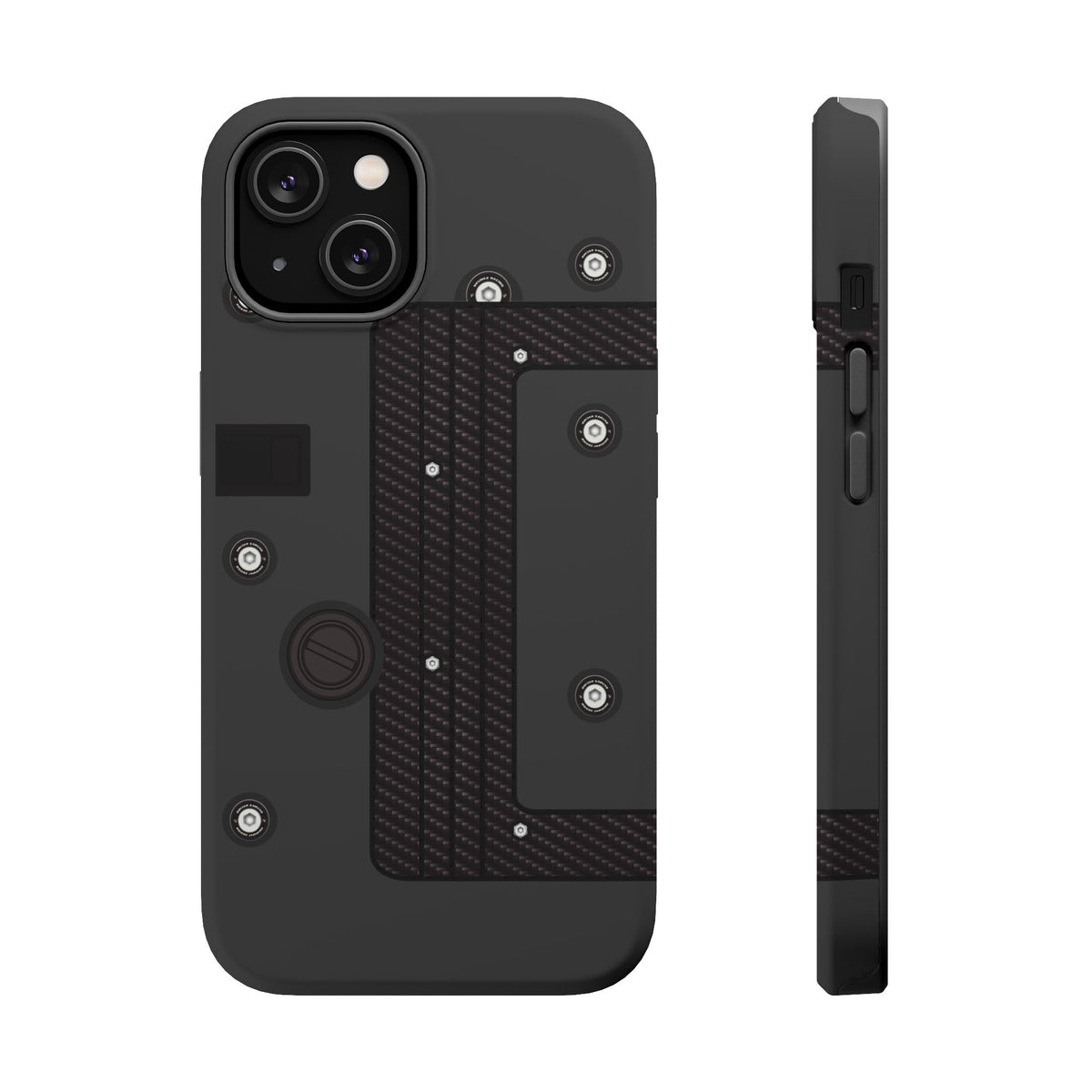 Black K Series Engine Phone Case