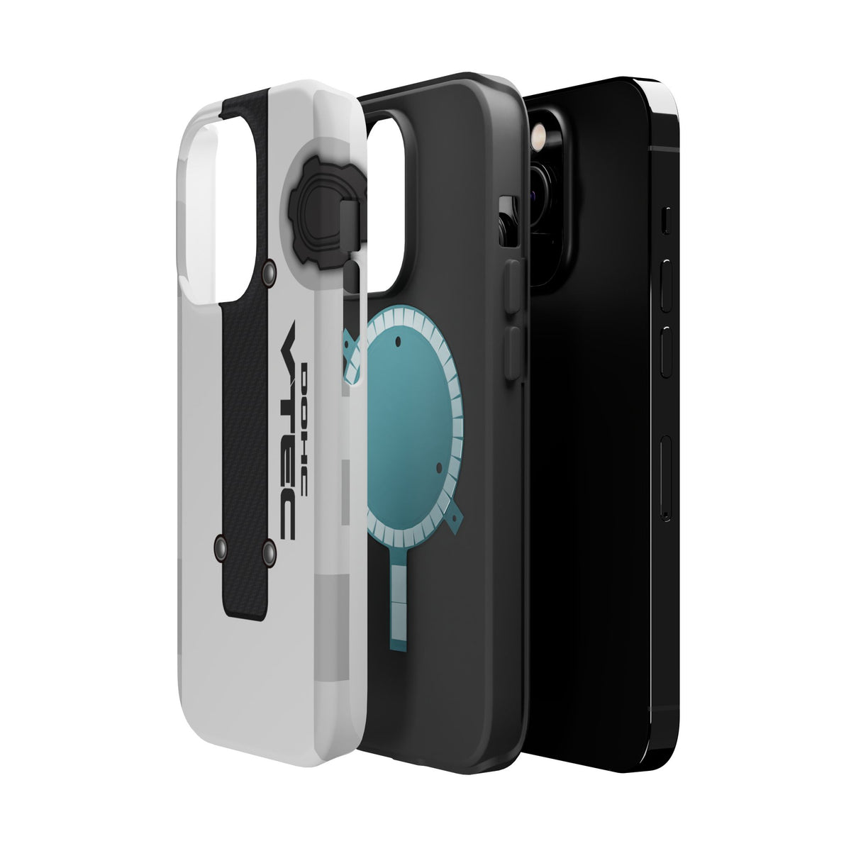 White B Series Engine Phone Case