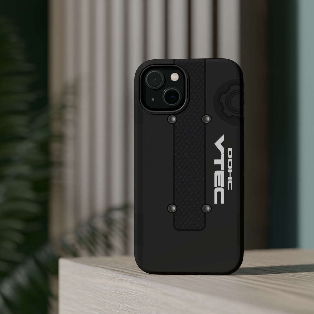 Black B Series Engine Phone Case