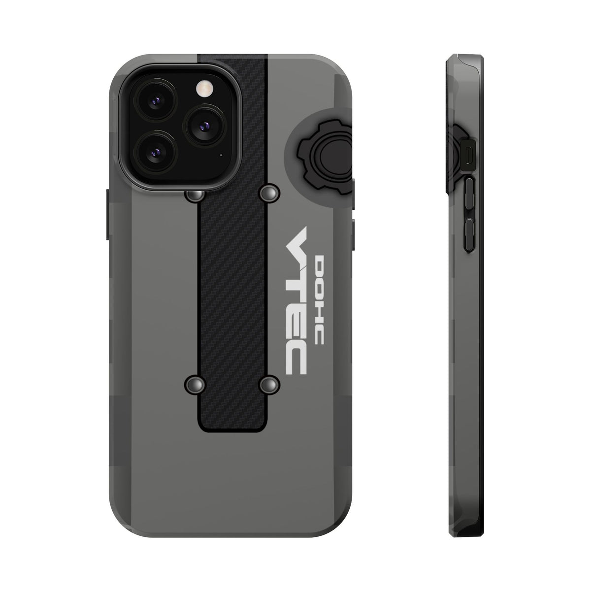 Gray B Series Engine Phone Case