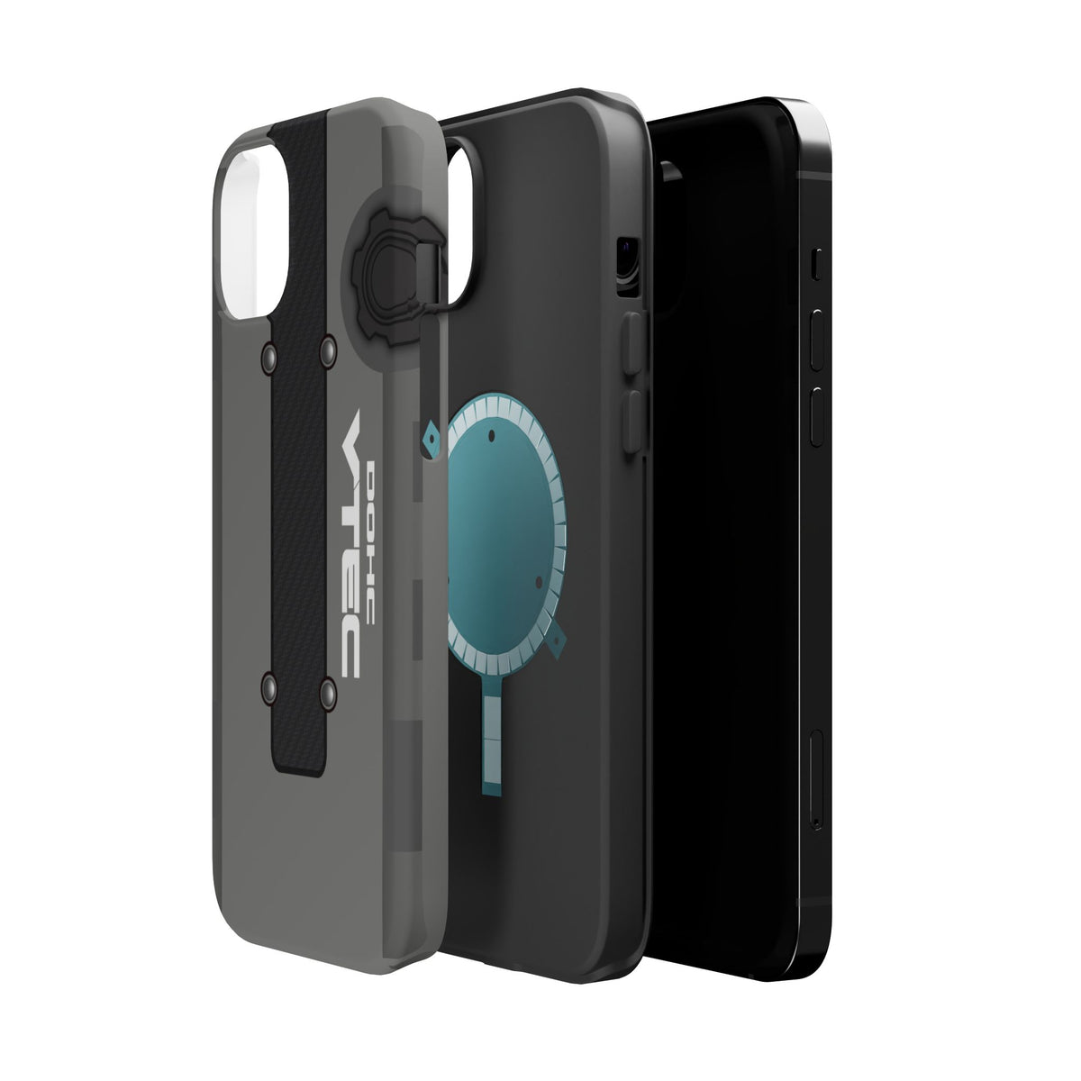 Gray B Series Engine Phone Case