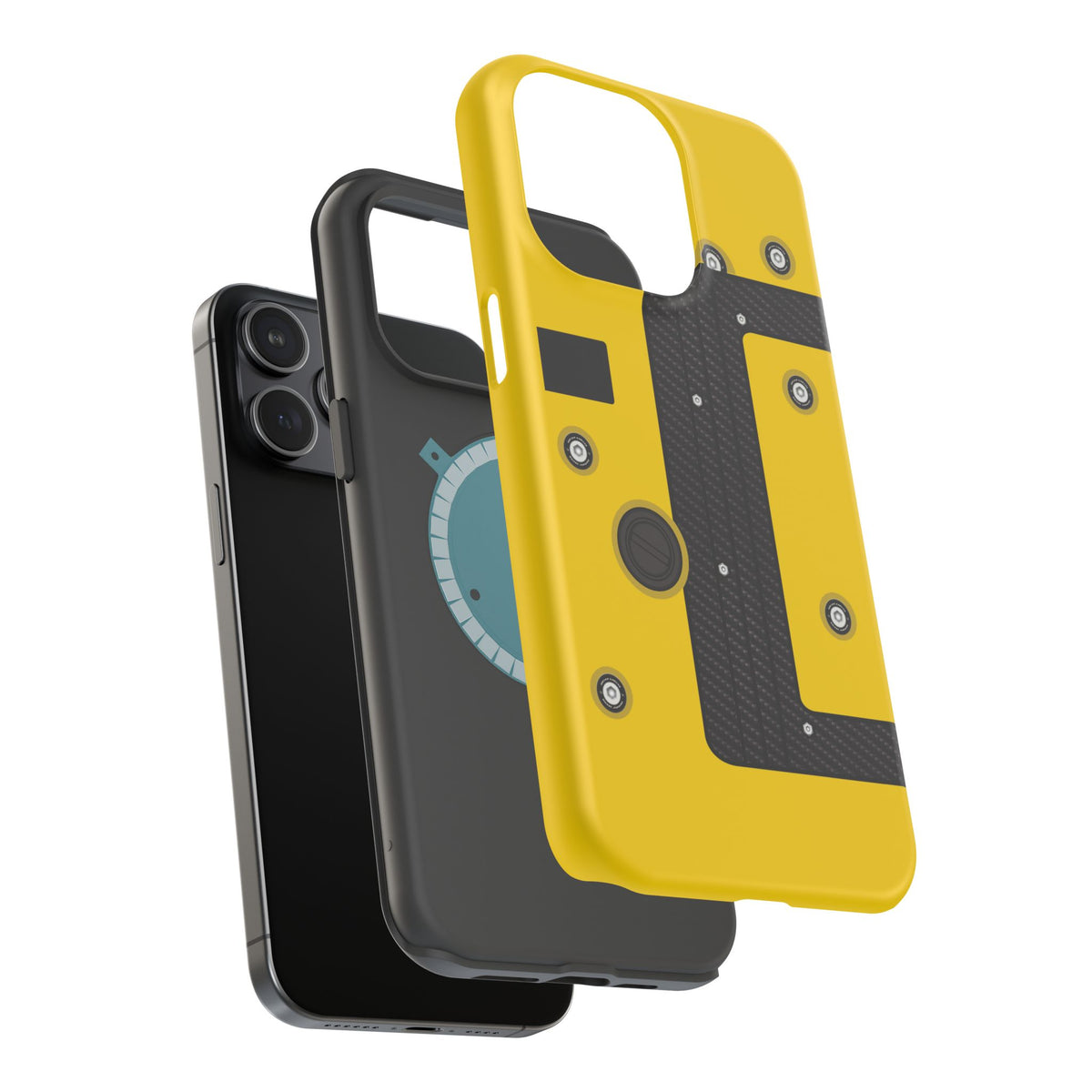 Yellow K Series Engine Phone Case