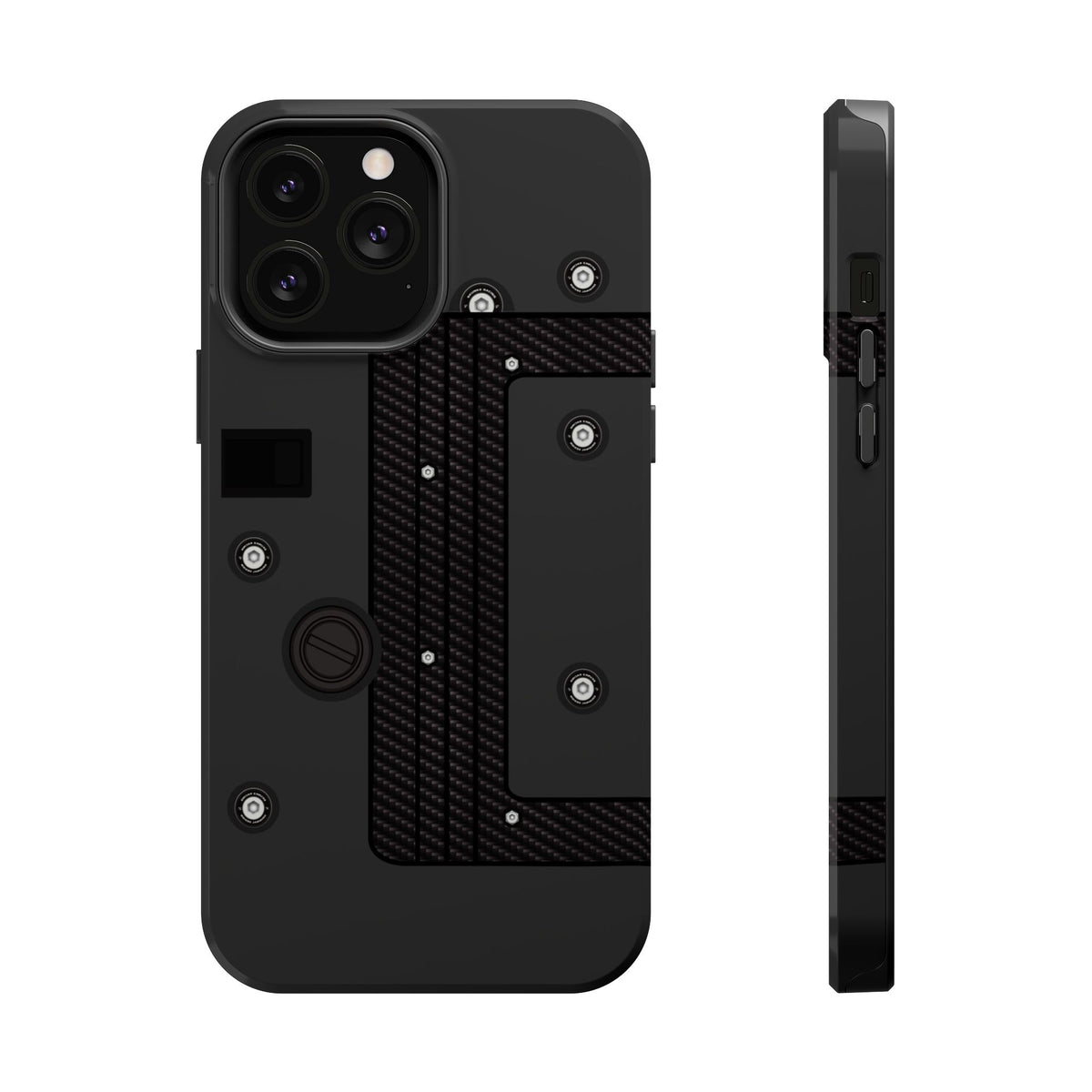 Black K Series Engine Phone Case