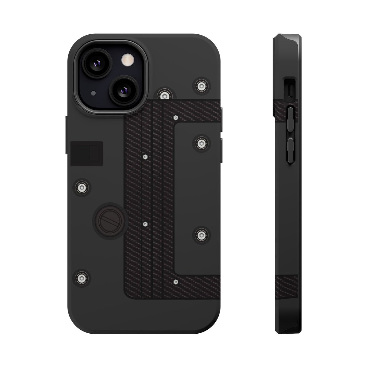 Black K Series Engine Phone Case