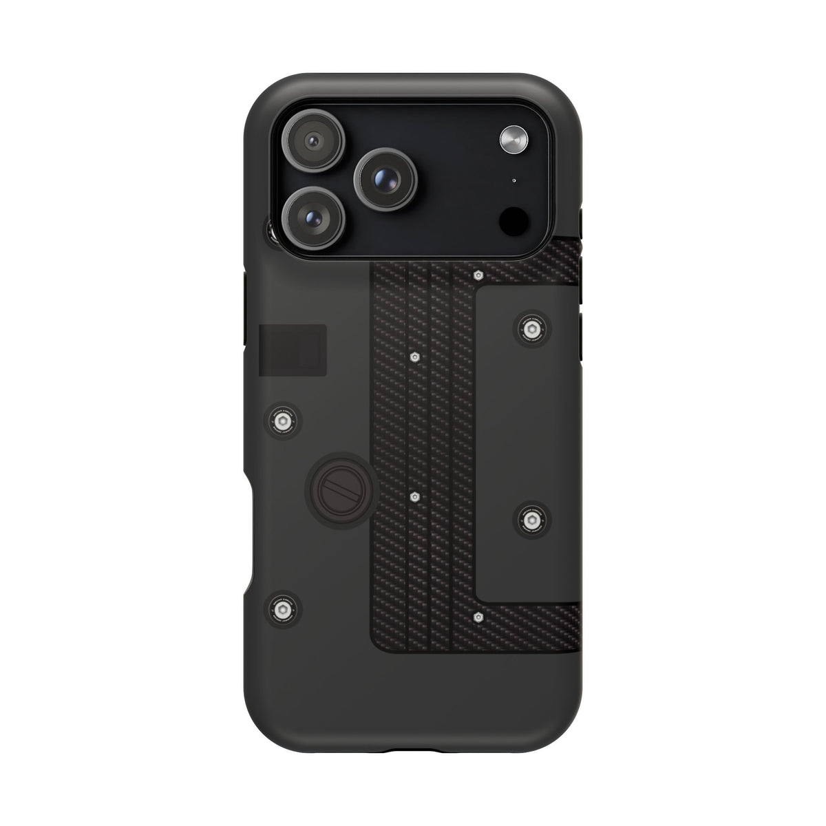 Black K Series Engine Phone Case